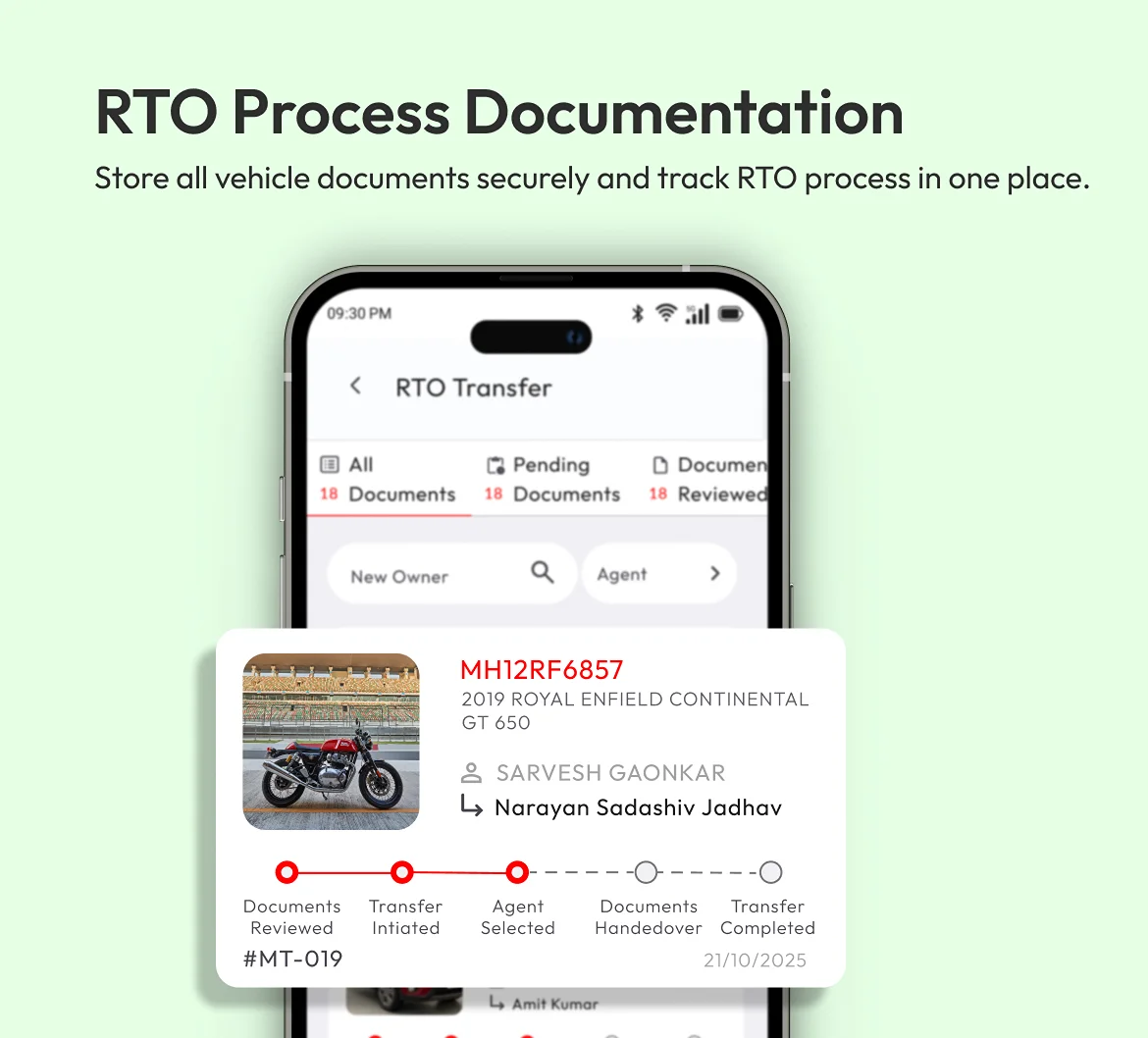 RTO Process Documentation in Mototrade